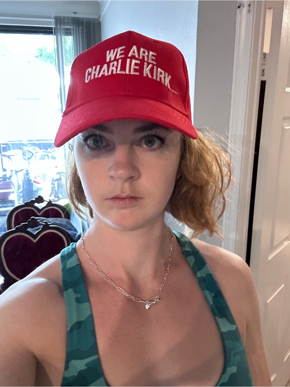 Red 'WE ARE CHARLIE KIRK' Baseball Cap